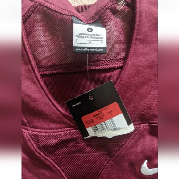 Nike Vapor Mach Speed FB Training Game Jersey Wine 789929-612 Men's NWT (2). - Picture 10 of 10